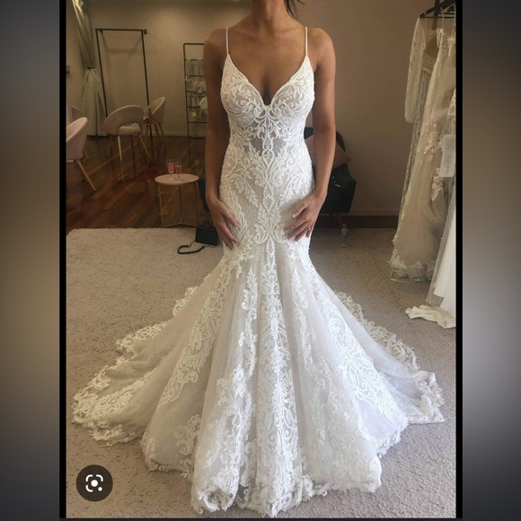 Martina Liana Style # 1250 beaded wedding dress - Picture 4 of 16